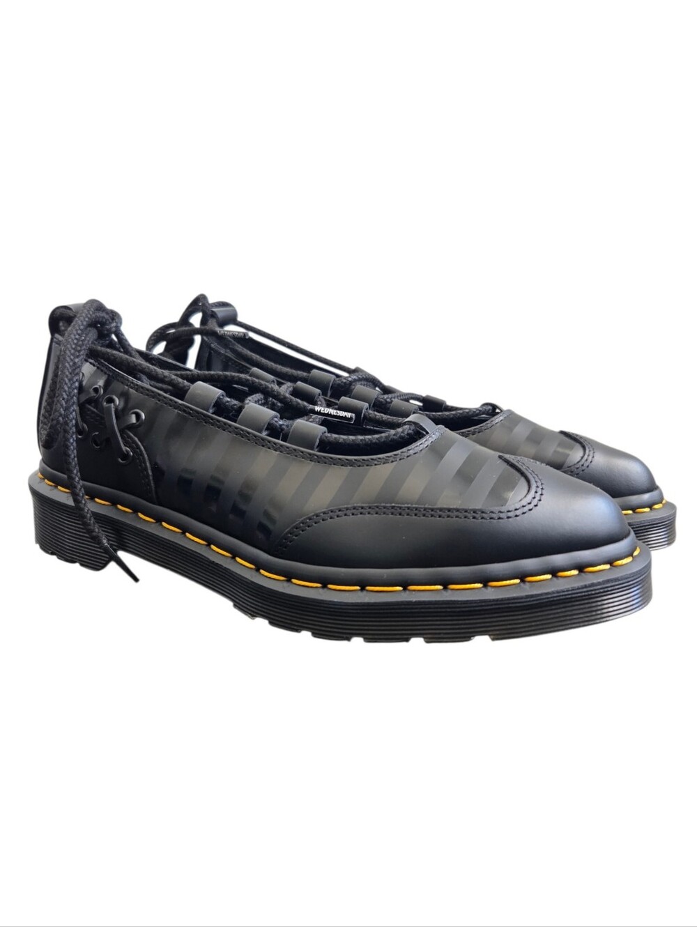 Dr Martens x Wednesday Elphie II WDN Ballet Flats Black 7 NWOB